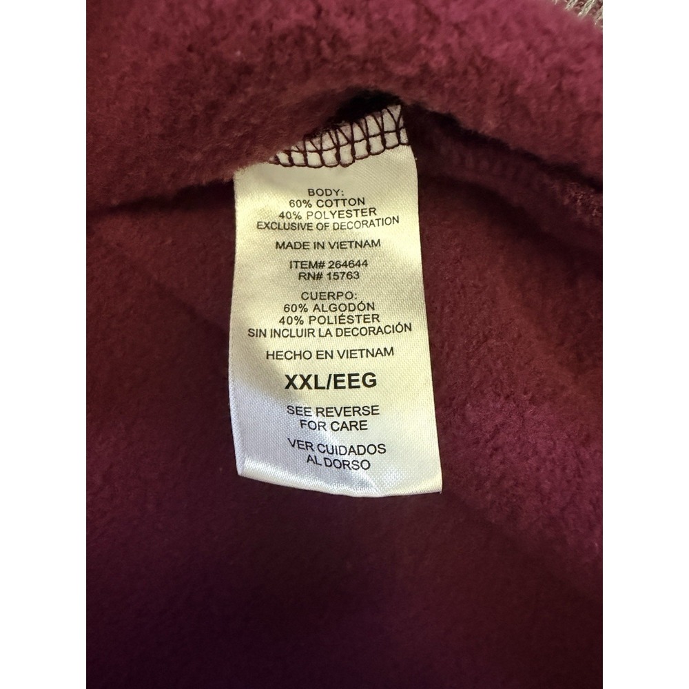 Champion Sweatshirt Hoodie Pullover Women's XXL Purple Silver Trim Long Sleeve - Picture 5 of 7